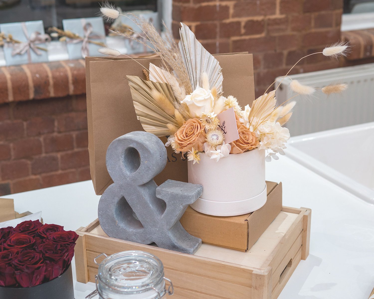 Dried Flower Floral Display